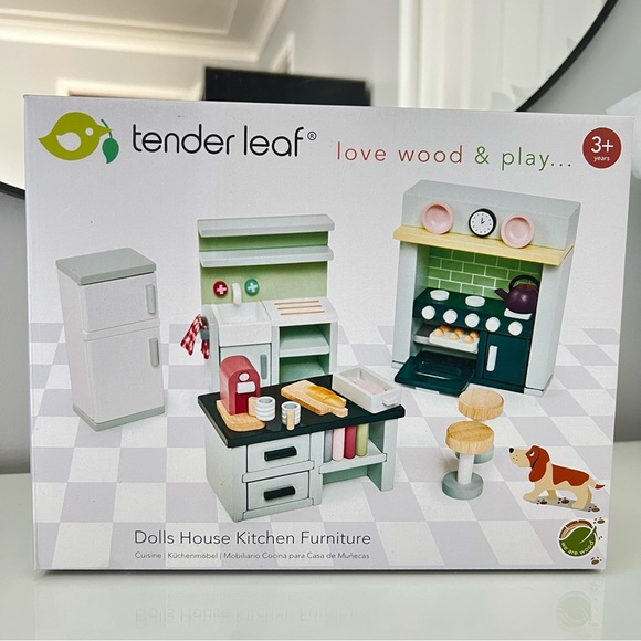 🆕Tender Leaf Dolls House Kitchen Furniture - Picture 2 of 4